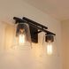 Calhoun 2 Light 14.63 inch Black Bathroom Vanity Light Wall Light, Essentials