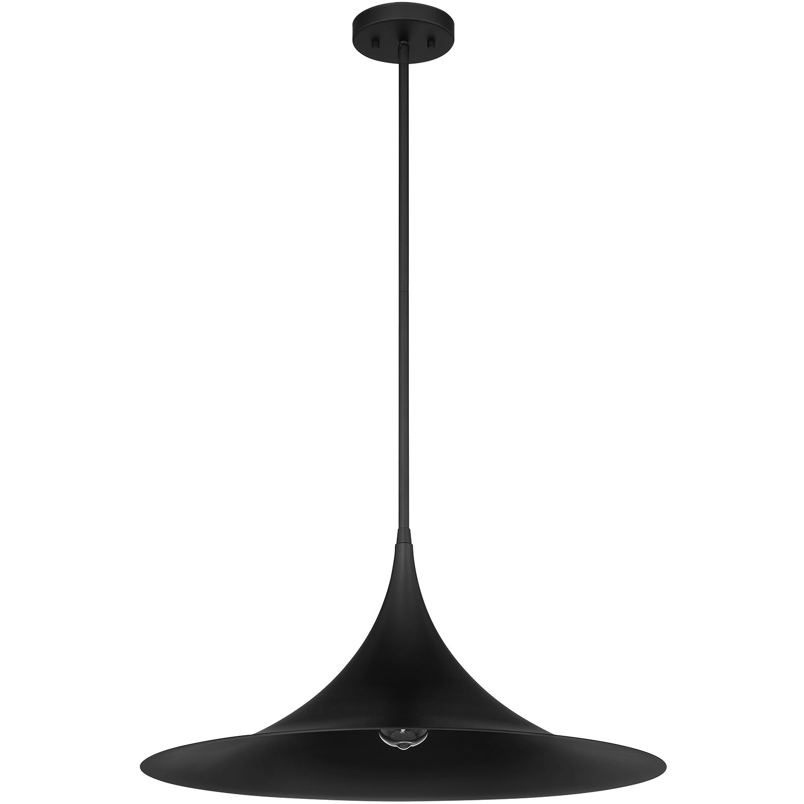 Bowdin 1 Light 24 inch Matte Black Pendant Ceiling Light