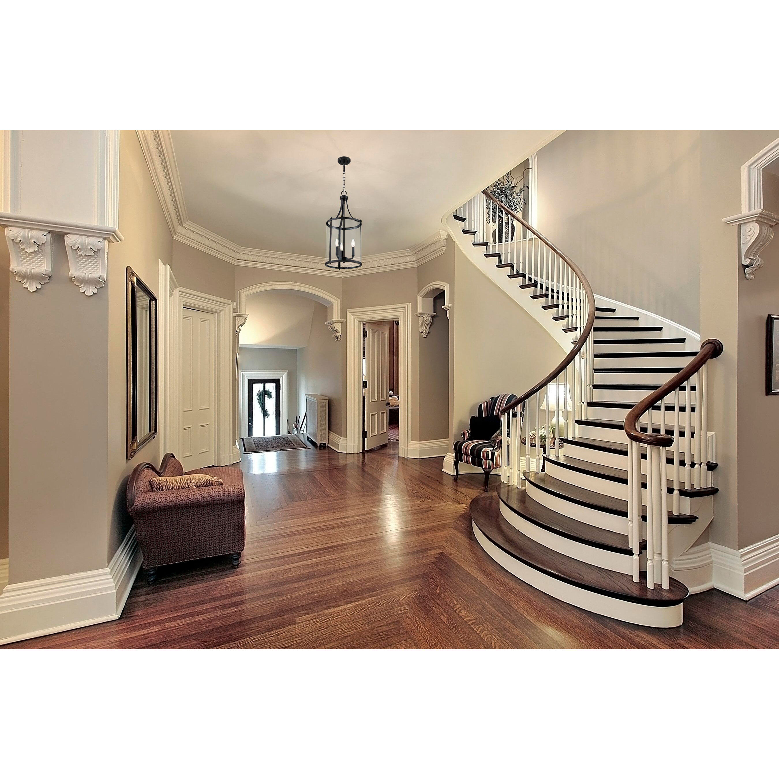 Penrose 3 Light 12 inch Black Pendant Ceiling Light, Essentials