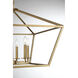 Townsend 6 Light 26 inch Warm Brass Pendant Ceiling Light, Essentials