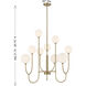 Chester 9 Light 30 inch Noble Brass Chandelier Ceiling Light