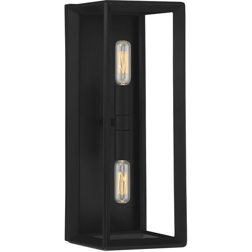 Richland 2 Light 5.5 inch Matte Black Wall Sconce Wall Light