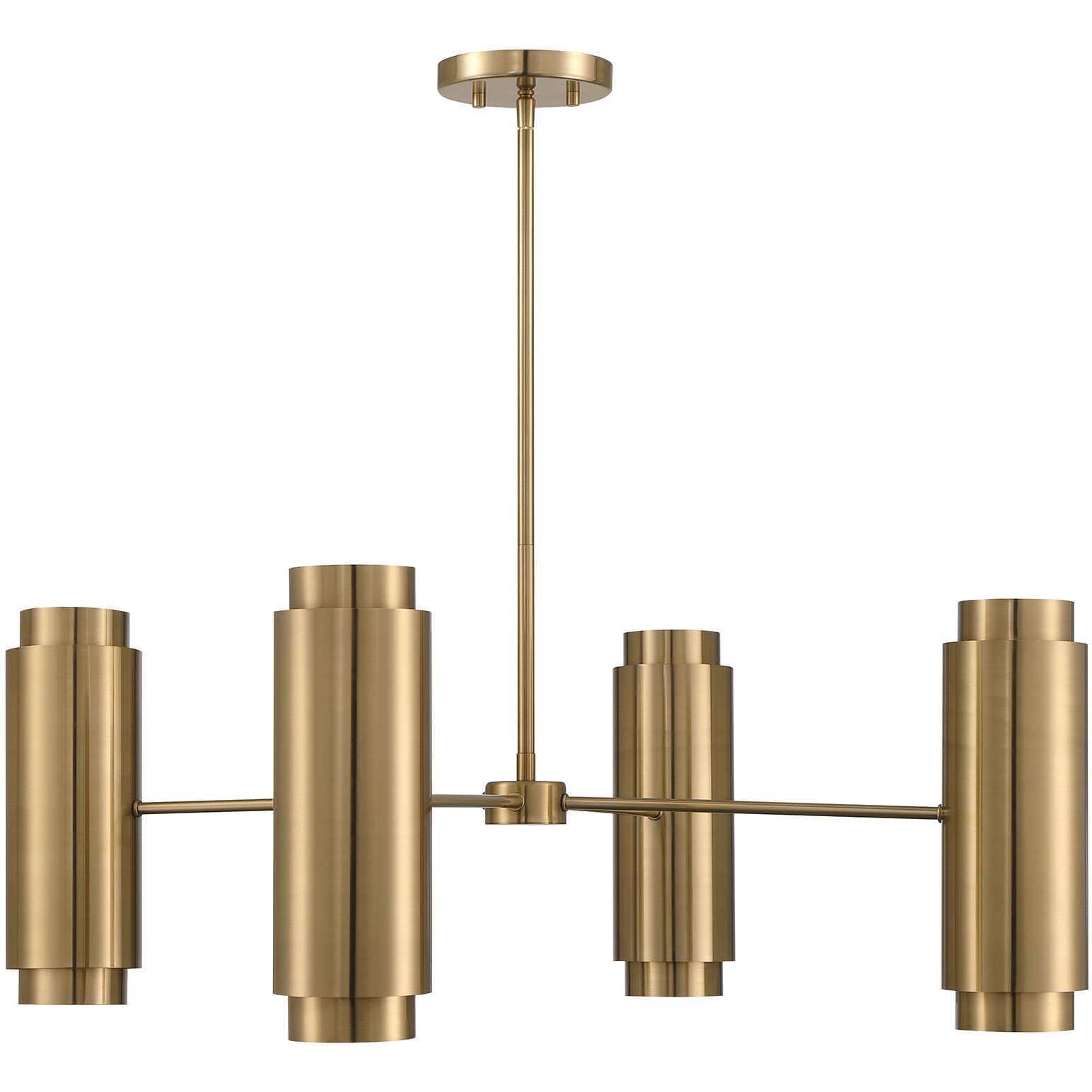 Lio 8 Light 31 inch Noble Brass Chandelier Ceiling Light