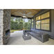 Velocity 60 inch Satin Nickel with Silver Blades Outdoor Ceiling Fan