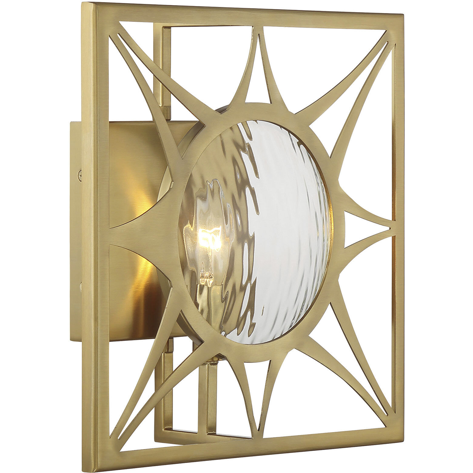 Balfour Wall Sconce Wall Light in Warm Brass