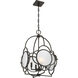 Damen 4 Light 17 inch Mediterranean Bronze Pendant Ceiling Light