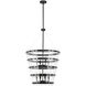 Ventari 8 Light 25 inch Matte Black Pendant Ceiling Light