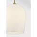 Livingston 1 Light 16 inch Warm Brass Pendant Ceiling Light