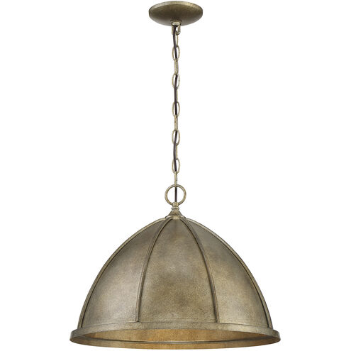 Laramie 1 Light 18 inch Chelsea Gold Pendant Ceiling Light