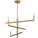Cristofer 6 Light 30 inch Warm Brass Chandelier Ceiling Light, Essentials