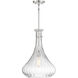 Bristo 1 Light 14 inch Polished Nickel Pendant Ceiling Light, Essentials