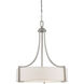 Terrell 3 Light 22 inch Satin Nickel Pendant Ceiling Light