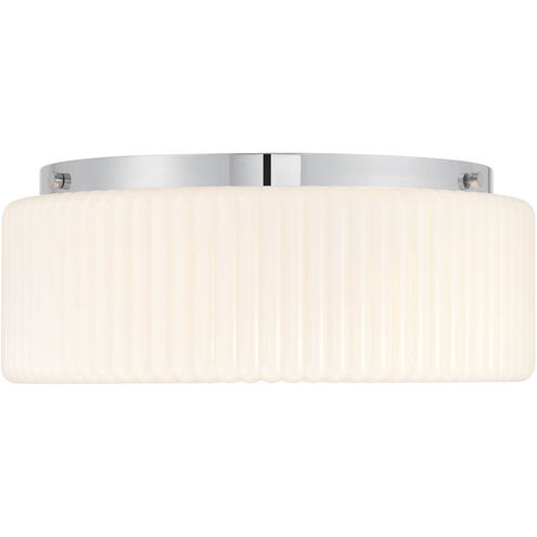 Edgemont 4 Light 20 inch Chrome Flush Mount Ceiling Light