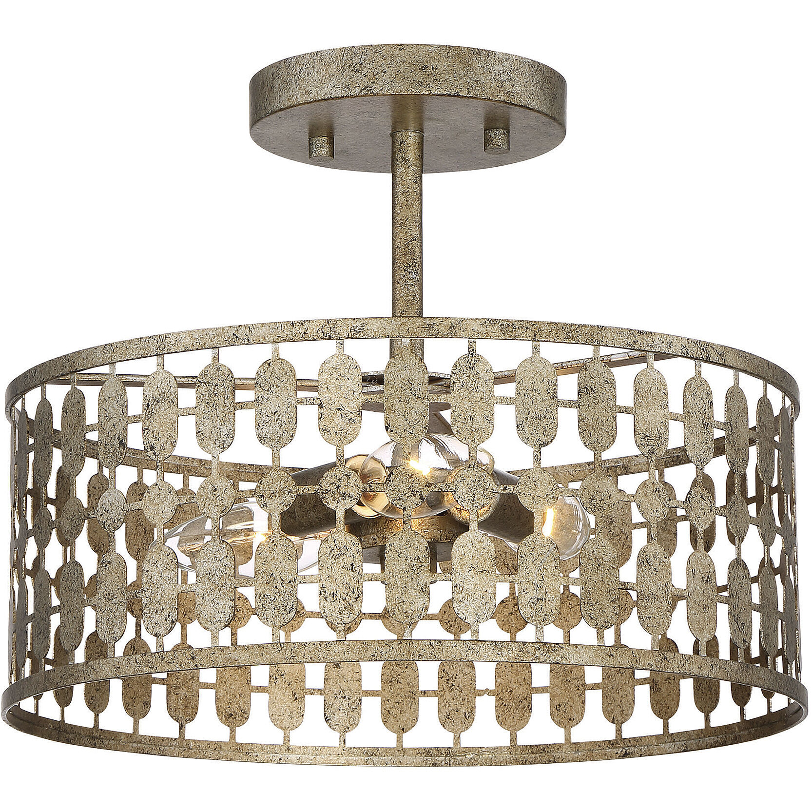 Shabby Chic Semi-Flush Ceiling Light