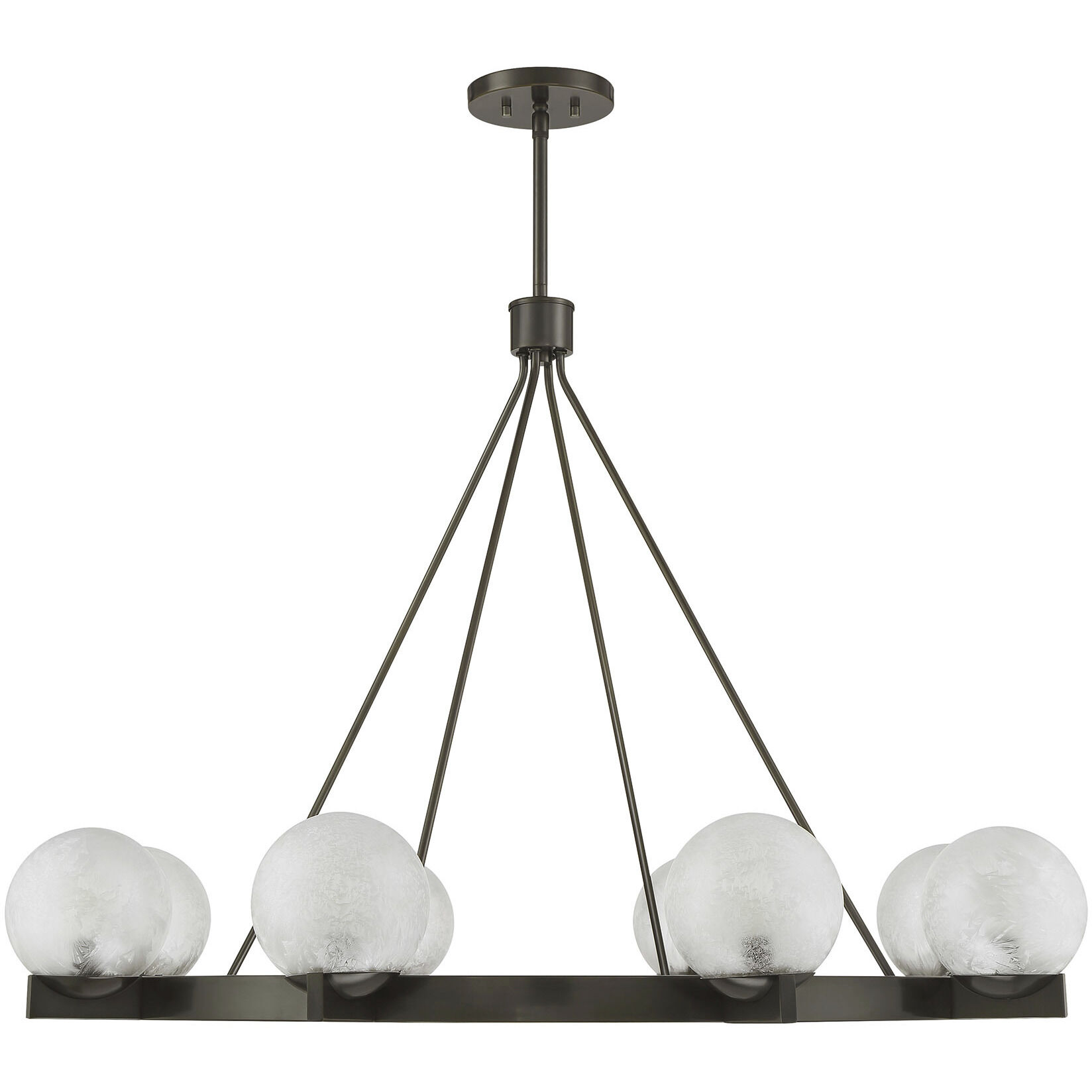 Darien 8 Light 42 inch Mediterranean Bronze Chandelier Ceiling Light