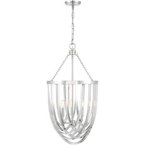 Jennings 3 Light 16.13 inch Polished Nickel Pendant Ceiling Light