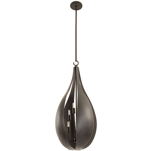 Bali 6 Light 16 inch Black Cashmere Pendant Ceiling Light