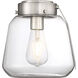 Mclean LED Satin Nickel Fan Light Kit