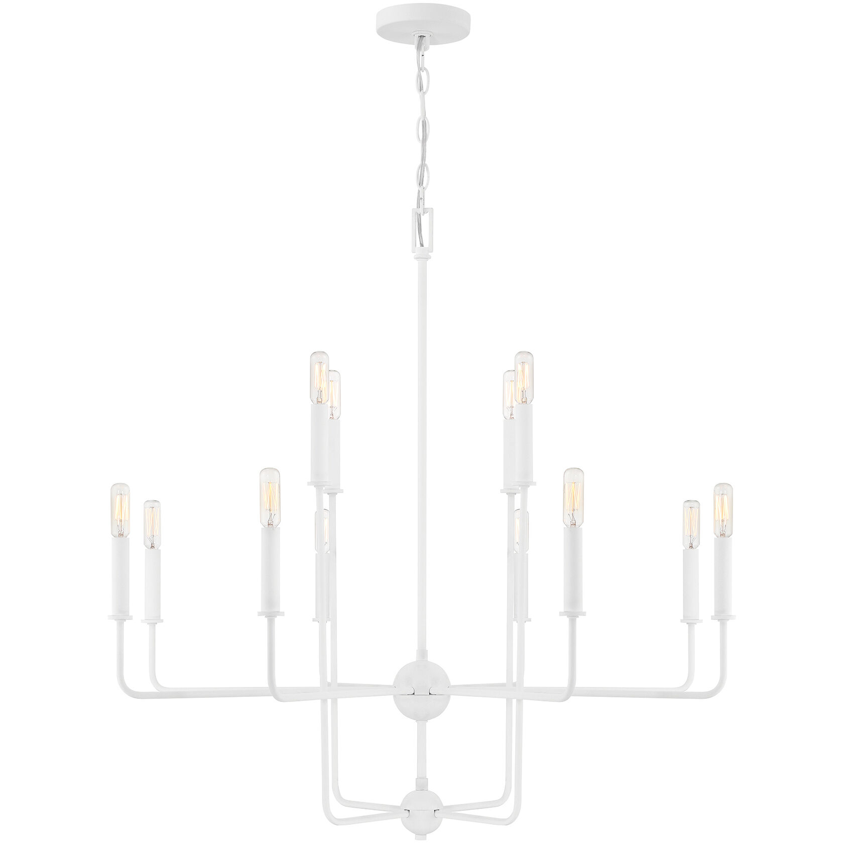 Avondale 12 Light 34 inch Bisque White Chandelier Ceiling Light, Essentials