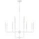 Avondale 12 Light 34 inch Bisque White Chandelier Ceiling Light, Essentials