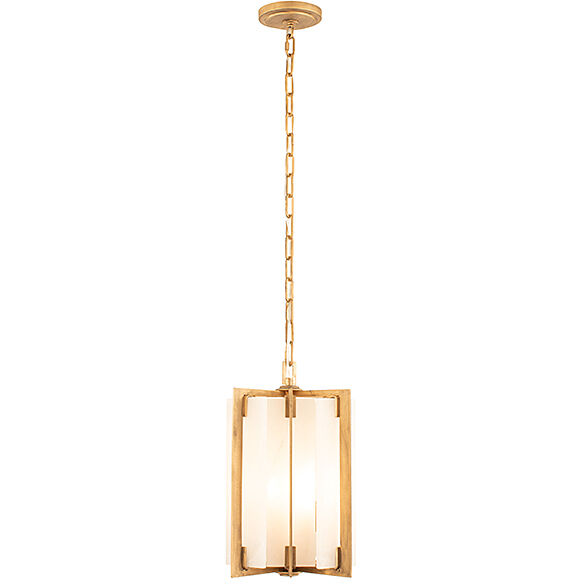 Orleans 4 Light 12 inch Distressed Gold Pendant Ceiling Light