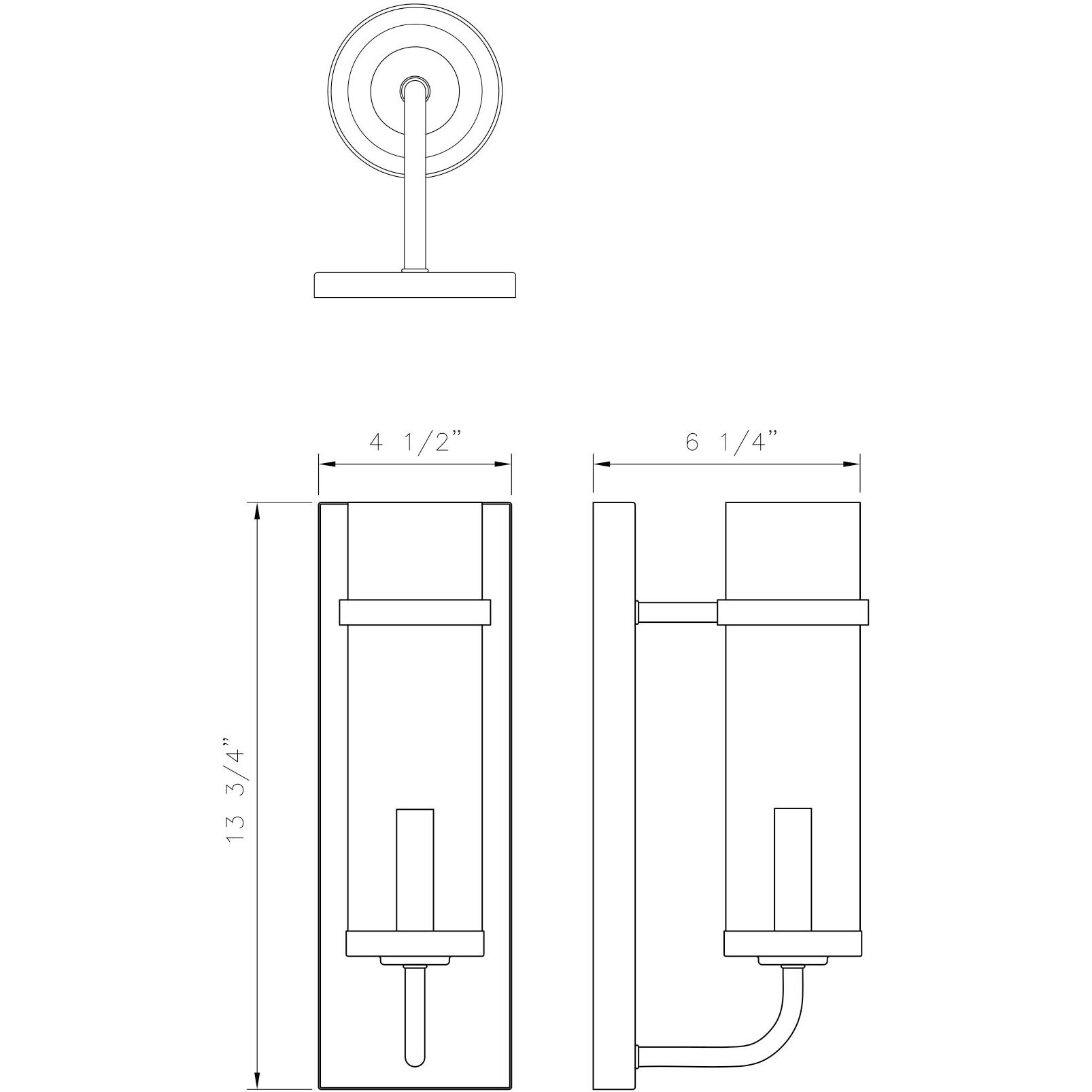 Tulsa 1 Light 4.75 inch English Bronze Wall Sconce Wall Light