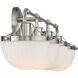 Meredith 4 Light 33 inch Satin Nickel Bathroom Vanity Light Wall Light