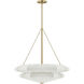 Coppell 3 Light 28 inch Warm Brass Pendant Ceiling Light