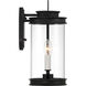 Englewood 2 Light 15 inch Black Outdoor Wall Lantern