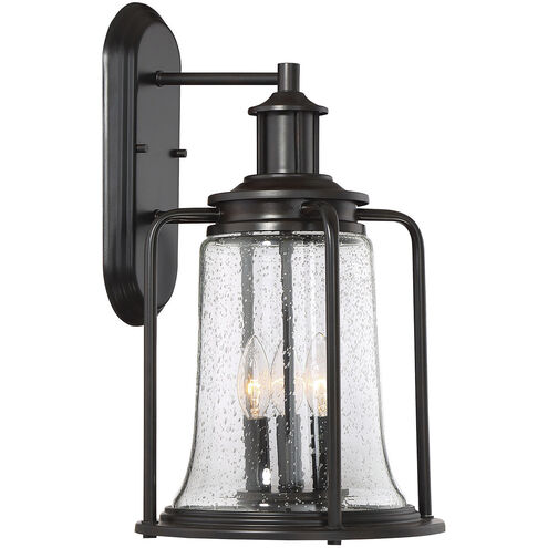 Tacoma 3 Light 20 inch English Bronze Outdoor Wall Lantern