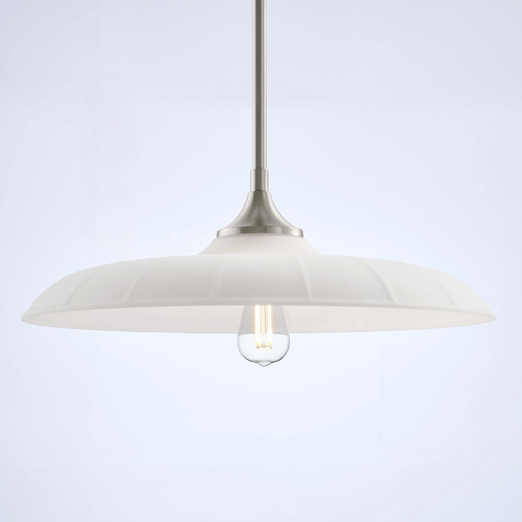 Hadley 1 Light 20 inch Satin Nickel Pendant Ceiling Light