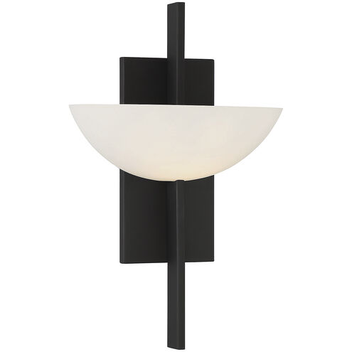 Fallon 1 Light 10 inch Matte Black Wall Sconce Wall Light, Essentials