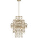 Sententas 9 Light 28 inch Noble Brass Pendant Ceiling Light