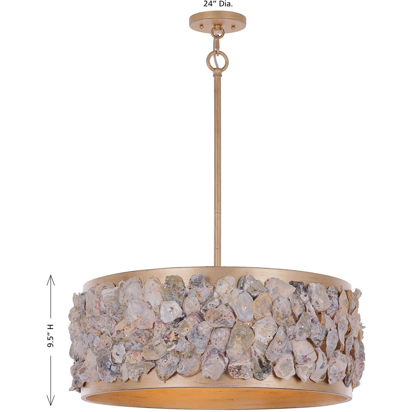 Leanne 4 Light 24 inch Chandon Pendant Ceiling Light