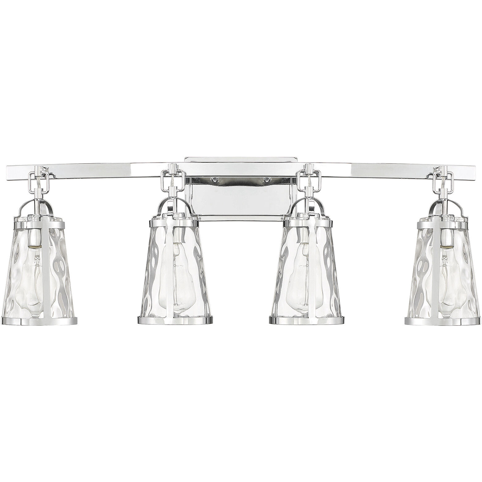 Albany 4 Light 32 inch Polished Chrome Bathroom Vanity Light Wall Light