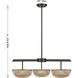 Hubbard LED 30 inch Mediterranean Bronze Chandelier Ceiling Light