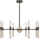 Linden LED 32 inch Mediterranean Bronze Chandelier Ceiling Light