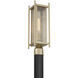 Jacobs 1 Light 18.5 inch Serene Brass Outdoor Post Lantern