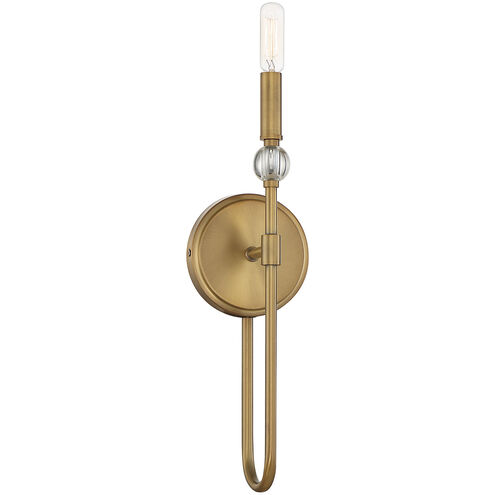 Dawson 1 Light 4.75 inch Warm Brass ADA Wall Sconce Wall Light, Essentials