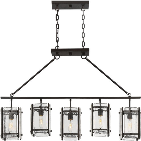 Glenwood 5 Light 45.13 inch English Bronze Linear Chandelier Ceiling Light