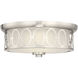 Sherrill LED 14 inch Satin Nickel Flush Mount Ceiling Light