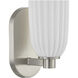 Baldwin 1 Light 4.5 inch Satin Nickel Wall Sconce Wall Light, Essentials