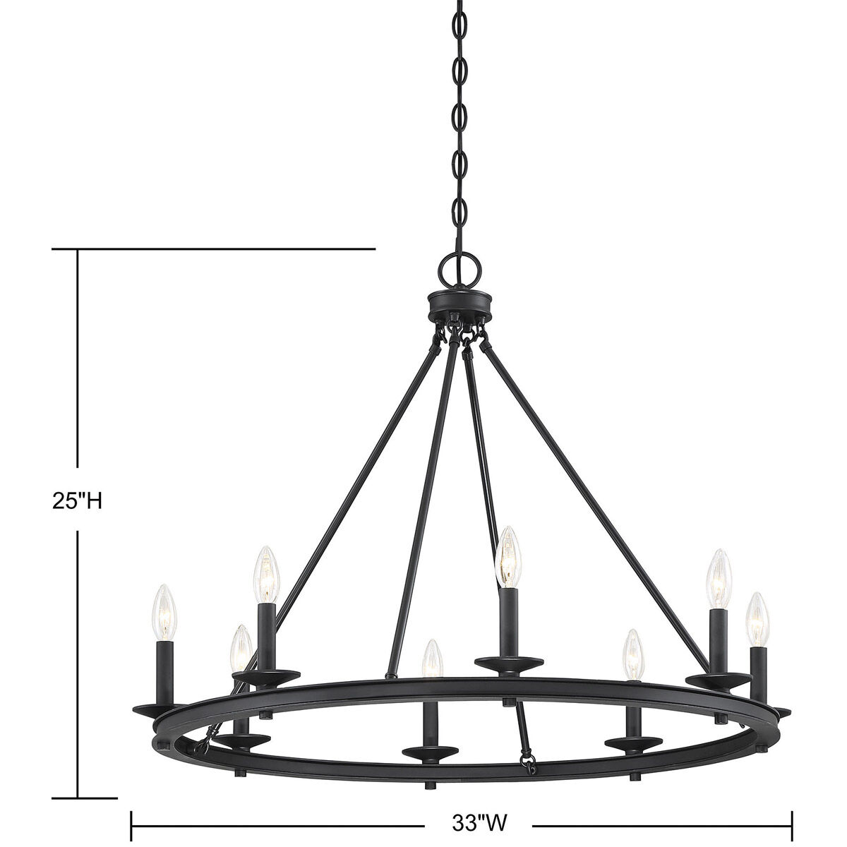 Savoy House 1-308-8-44 Middleton 8 Light 33 inch Classic