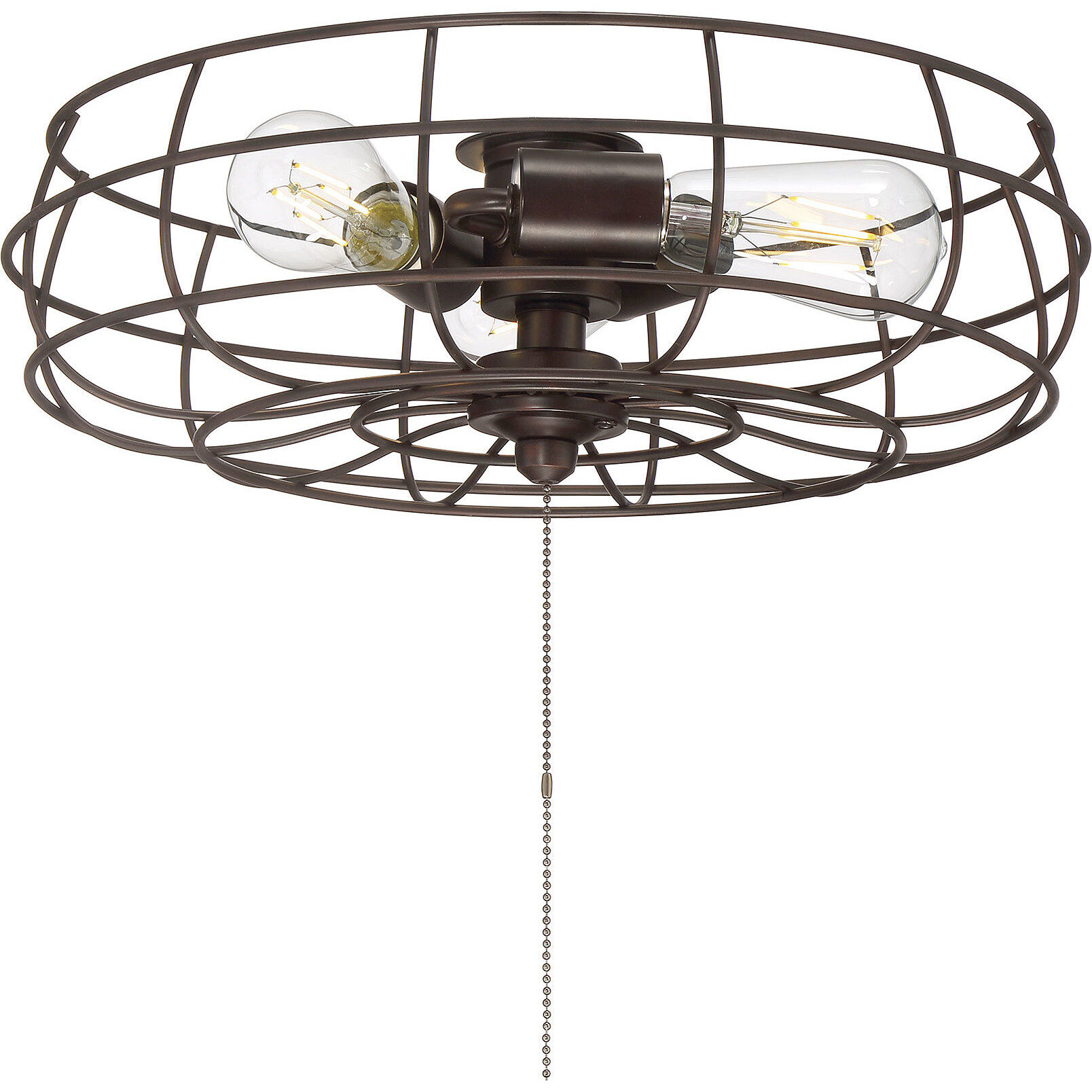 Ratcliffe LED English Bronze Ceiling Fan Light kit