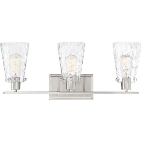 Vaughan 3 Light 23.75 inch Satin Nickel Vanity Light Wall Light