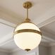 Westbourne 1 Light 12.75 inch Warm Brass Pendant Ceiling Light, Essentials