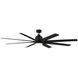 Bluffton 72 inch Matte Black Ceiling Fan