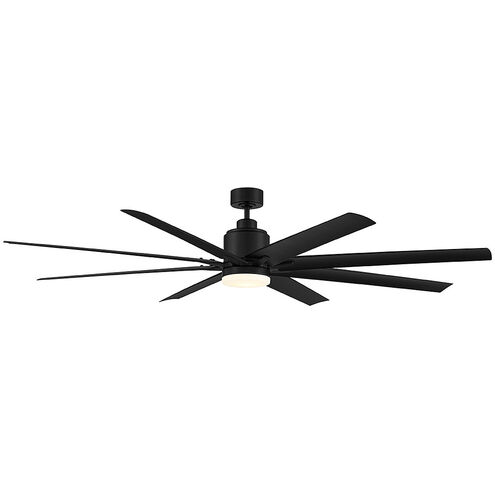 Bluffton 72 inch Matte Black Ceiling Fan