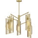 Hillbourne 5 Light 28 inch Warm Brass Chandelier Ceiling Light