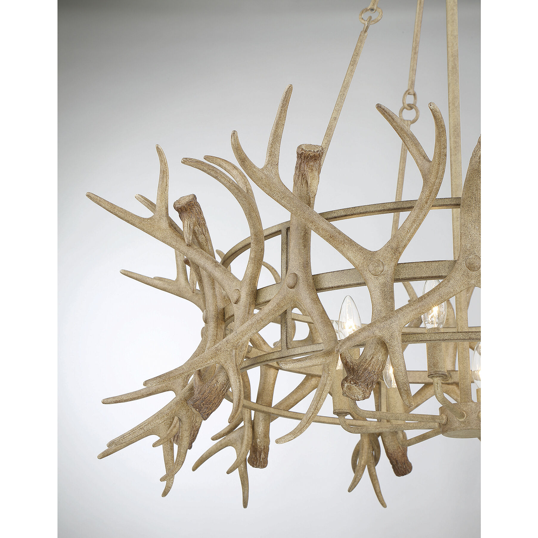 Next antler ceiling light outlet